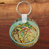 ラーメン好きのプレゼント キーホルダー (正面)