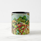ラーメン好きのプレゼント ツートーンマグカップ (中央)