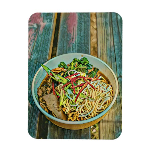 ラーメン好きのプレゼント マグネット (縦)