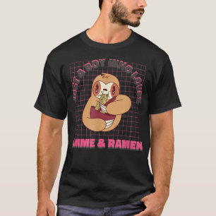 ラーメン好きの少年 – スロスかわいい Tシャツ