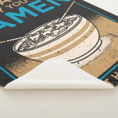 ラーメン好きアジア好き シェルパブランケット (3/4)