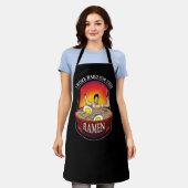 ラーメン好きギャング エプロン (着用した状態)