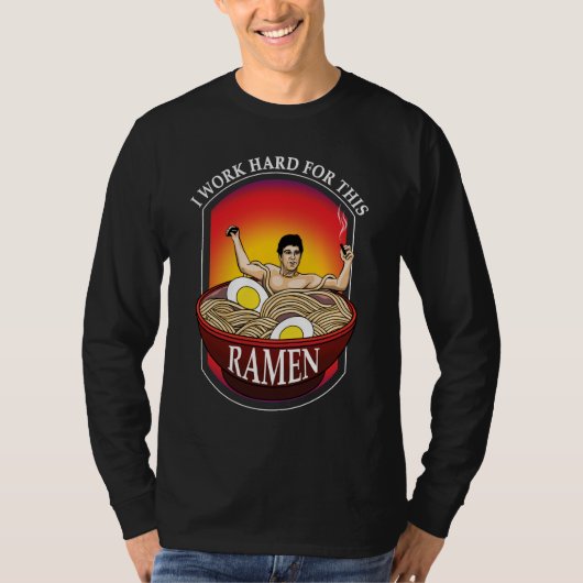 ラーメン好きギャング Tシャツ (正面)
