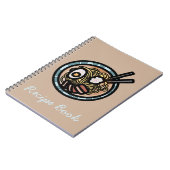ラーメン好き可愛日本の ノートブック (左側)