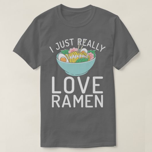 ラーメン好き249 Tシャツ (デザイン正面)