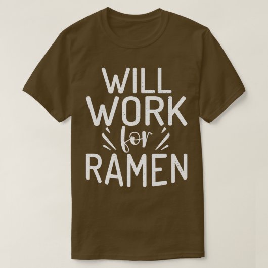 ラーメン好き3007で活躍 Tシャツ (デザイン正面)