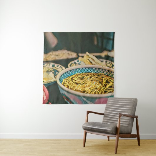 ラーメン好き アート作品 タペストリー (インサイチュ)