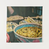 ラーメン好き アート作品 タペストリー (正面)
