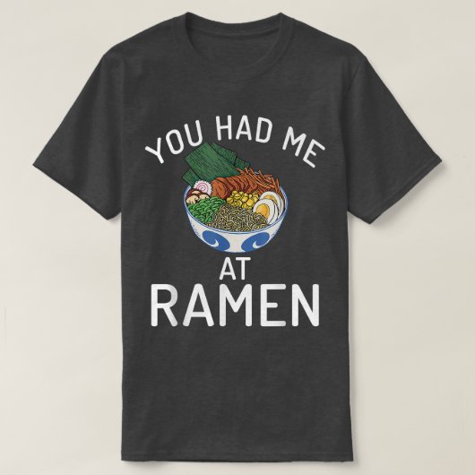 ラーメン好き Tシャツ (デザイン正面)