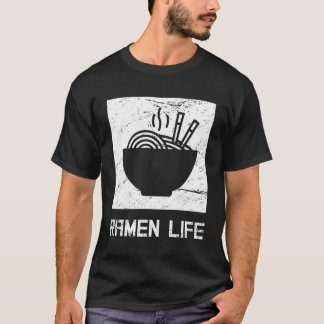 ラーメン好動揺してき食べ日本のラーメン Tシャツ