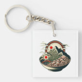 ラーメン山 キーホルダー (正面)