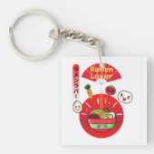 ラーメン恋人かわいいスタイル キーホルダー (正面)