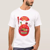 ラーメン恋人かわいいスタイル Tシャツ (正面)