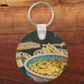 ラーメン愛好家のアートワーク キーホルダー (正面)