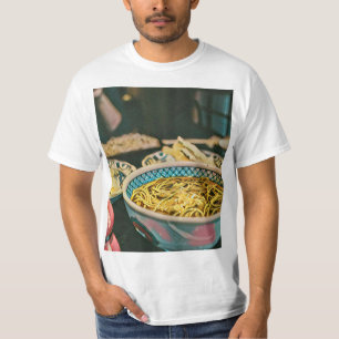 ラーメン愛好家のアートワーク Tシャツ