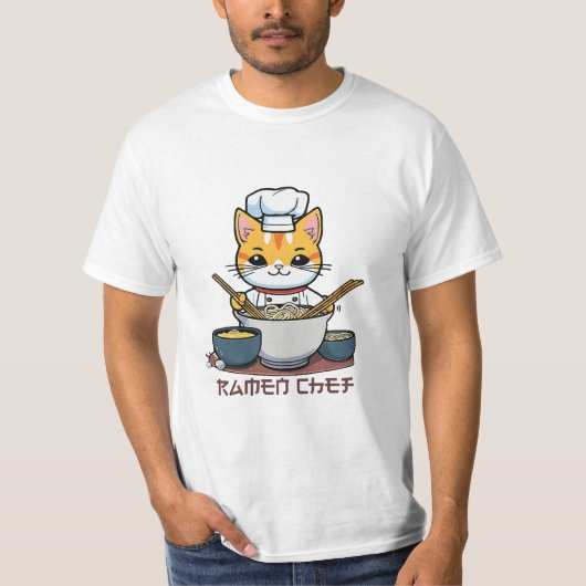ラーメン料理人 Tシャツ (正面)