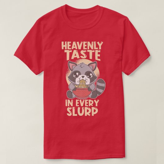ラーメン日本かわいいアニメ麺ボウルレッキン1629 Tシャツ (デザイン正面)