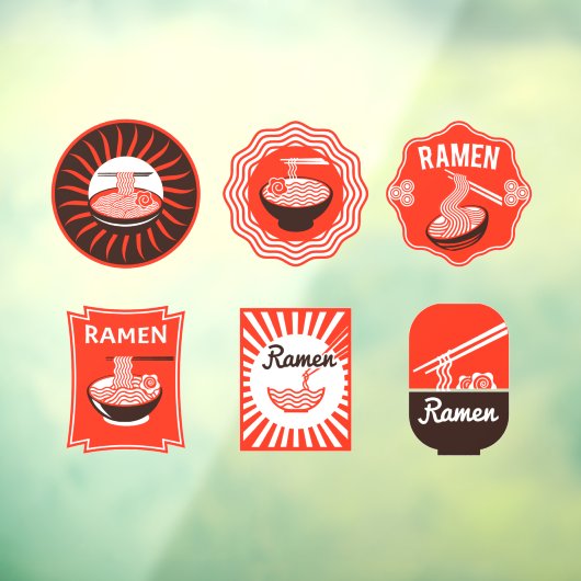 ラーメン日本のが出るレストラン2 ウィンドウサイン (シート3)