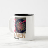 ラーメン日本のアニメヴィンテージ ツートーンマグカップ (正面左)