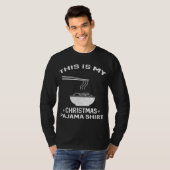 ラーメン日本のクリスマスパジャマ – 麺クリスマス Tシャツ (正面フル)