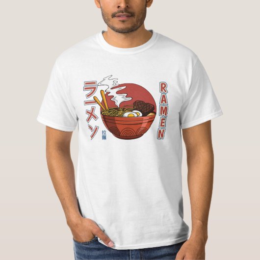 ラーメン日本のスープTシャツ Tシャツ (正面)