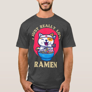 ラーメン日本のヴィンテージラーメンがおもしろい大好き Tシャツ
