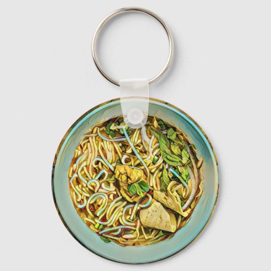 ラーメン日本の好き キーホルダー (正面)