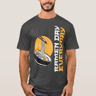 ラーメン日毎日おもしろいラーメン愛好家1247 Tシャツ