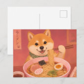 ラーメン犬 ポストカード (正面/裏面)
