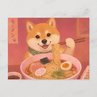 ラーメン犬 ポストカード