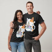ラーメン猫かわいいアニメ大宅 Tシャツ (ユニセックス)