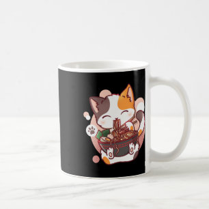 ラーメン猫アニオンボウルかわいい猫日本の コーヒーマグカップ