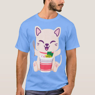 ラーメン猫日本のアニメかわいい女子公式Tee Tシャツ
