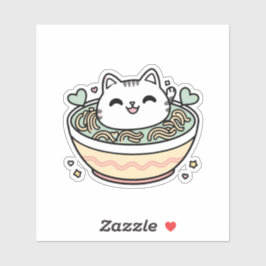 ラーメン猫 – かわいいかわいい シール