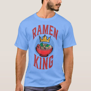 ラーメン王かわいい日本のアニメ男性へ麺13 Tシャツ