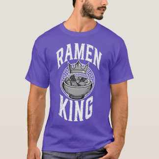 ラーメン王かわいい日本のアニメ男性へ麺19 Tシャツ