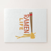 ラーメン生日本の活食おもしろい生徒贈与アイディア ジグソーパズル (横)