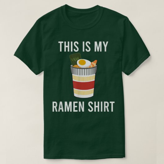 ラーメン皮肉ことわざ日本の食文化 Tシャツ (デザイン正面)