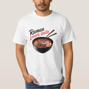 ラーメン祝に愛されるラーメンデザイン Tシャツ
