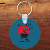ラーメン箸　和風ラーメンTシャツ キーホルダー (正面)