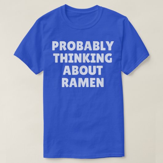 ラーメン考えるについて1103 Tシャツ (デザイン正面)