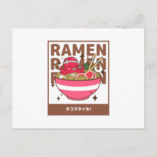 ラーメン蛸スタイル – たこ入りラーメン ポストカード