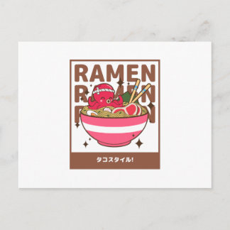 ラーメン蛸スタイル – たこ入りラーメン ポストカード