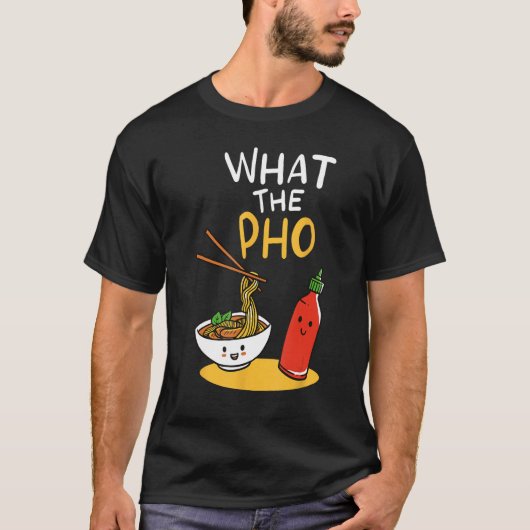 ラーメン食べ方 Tシャツ (正面)