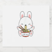 ラーメン麺かわいい用ラーメン麺スープ大好き スパークリングワインラベル (シングルラベル)