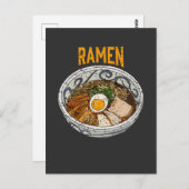 ラーメン麺アジアの食べ物愛好家 ポストカード (正面/裏面)
