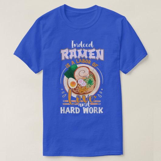 ラーメン麺アニメアジア日本の文化枠 Tシャツ (デザイン正面)