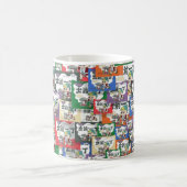 ラーメン麺ジグソー コーヒーマグカップ (中央)