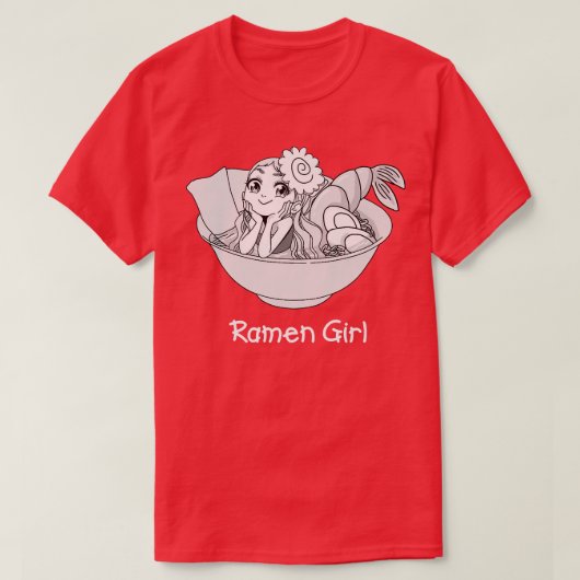 ラーメン麺スープ日本のプレゼント2517 Tシャツ (デザイン正面)