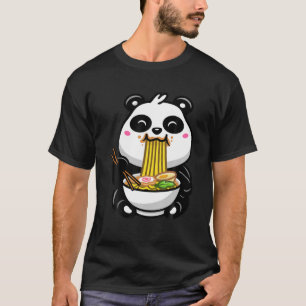 ラーメン麺パンダベア Tシャツ